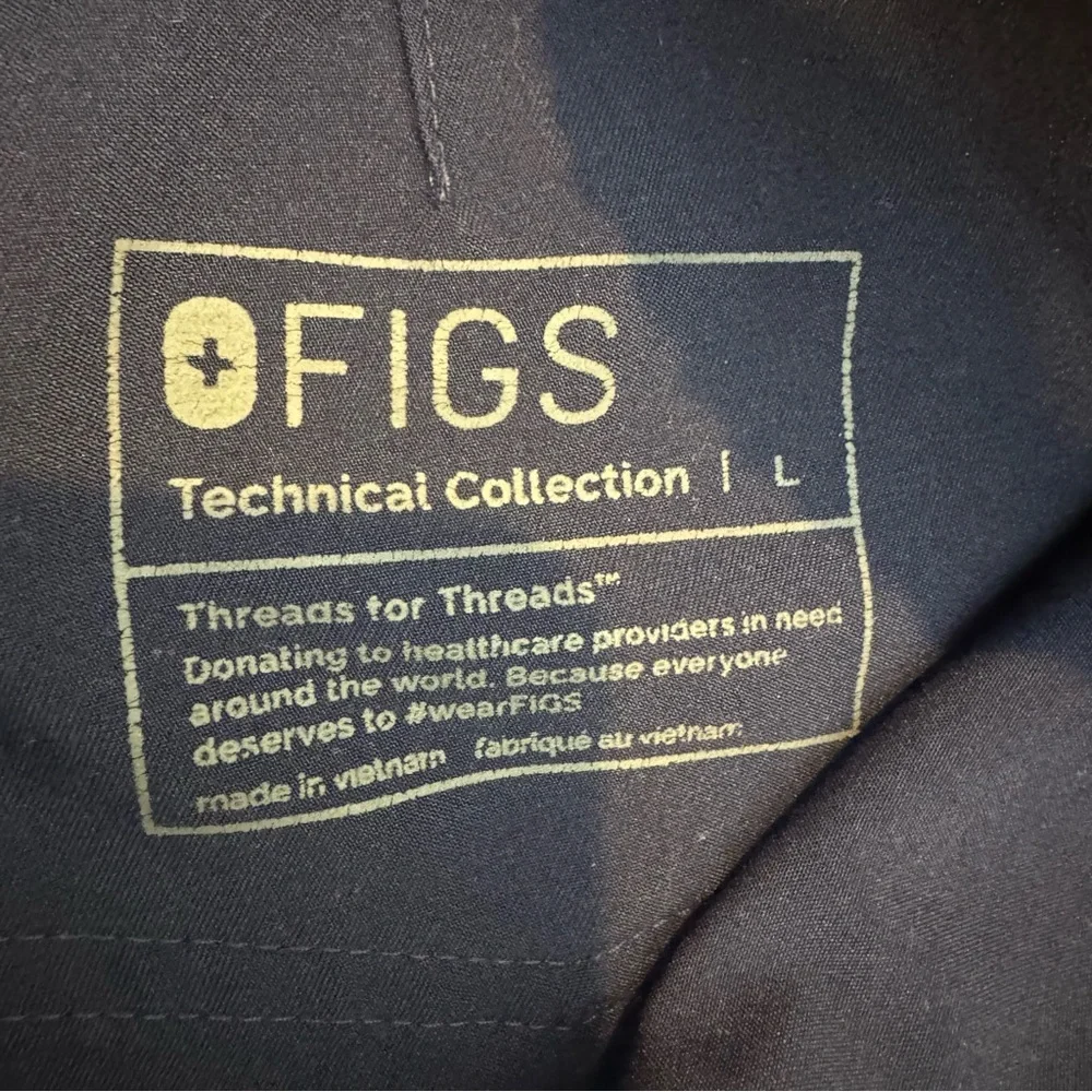 FIGS Womens Zamora Jogger Scrub Pant Sz size large blue